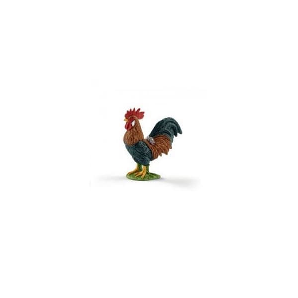 Schleich Figurine 13825 - Gårdstupp - Handmålad - Leksak för barn från 3 år