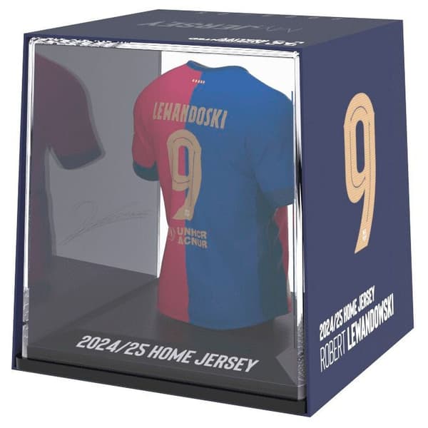 FC Barcelona Lewandowski mini t-shirt figure