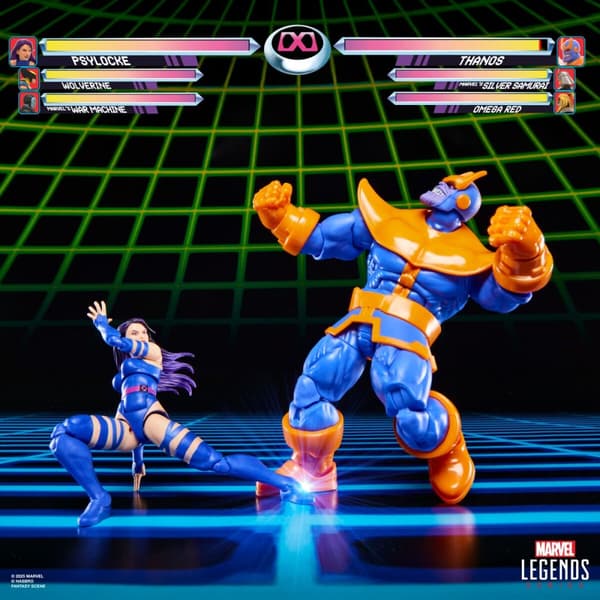 Marvel Legends Gameverse Psylocke vs Thanos pack 2 figures 15cm