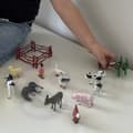 Miniatyrbillede 3 af 8: WOOPIE Farm Animal Figur Sæt – 14 Dele