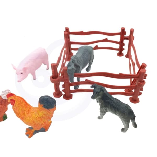 WOOPIE Farm Animal Figur Sæt – 14 Dele