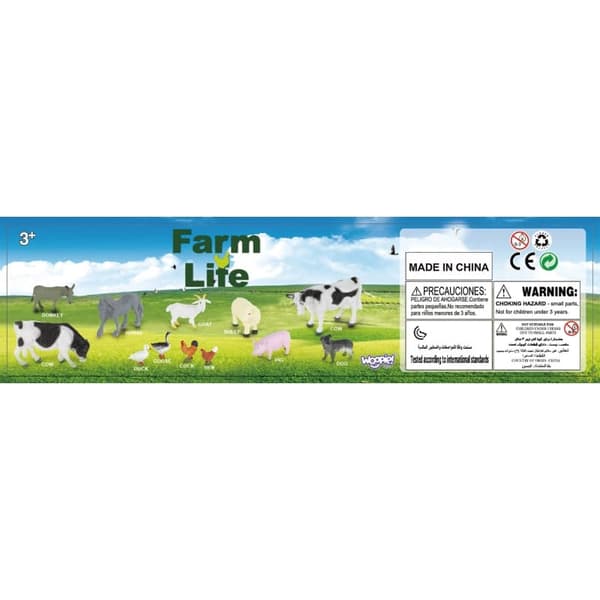 WOOPIE Farm Animal Figur Sæt – 14 Dele