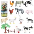 Miniatyrbillede 1 af 8: WOOPIE Farm Animal Figur Sæt – 14 Dele