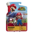 Miniatyrbild 1 av 2: Super Mario Figur 10cm w42 Mario With Super Mushroom