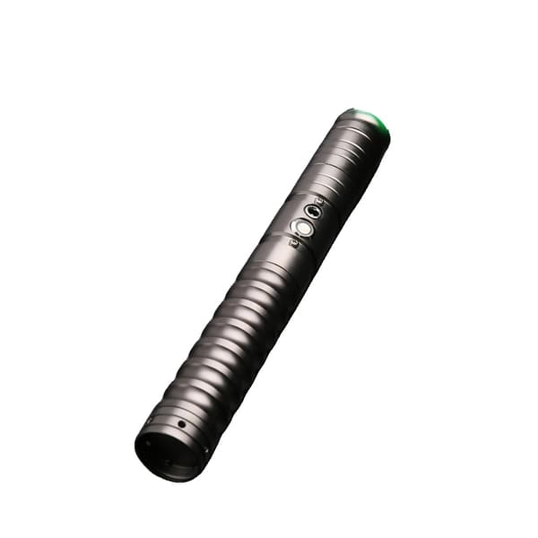 RGB Laser Saber, Holdbar Aluminium Håndtag, 12 Farvemuligheder,TS002-Grå, RGB S10
