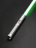 Miniatyrbillede 2 af 2: RGB Laser Saber, Holdbar Aluminium Håndtag, 12 Farvemuligheder,TS002-sølv, RGB S10