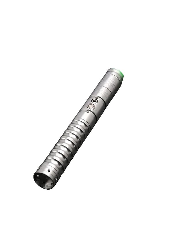 RGB Laser Saber, Holdbar Aluminium Håndtag, 12 Farvemuligheder,TS002-sølv, RGB S10