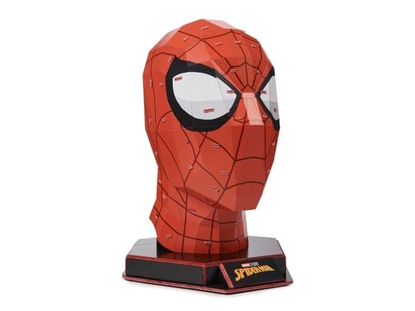 4D Build, Marvel Spider-Man 3D Puzzle Model Kit with Stand 82 Pcs | Spider-Man Desk Decor | Building Toys | 3D Puzzles for Adults & Teens 12+