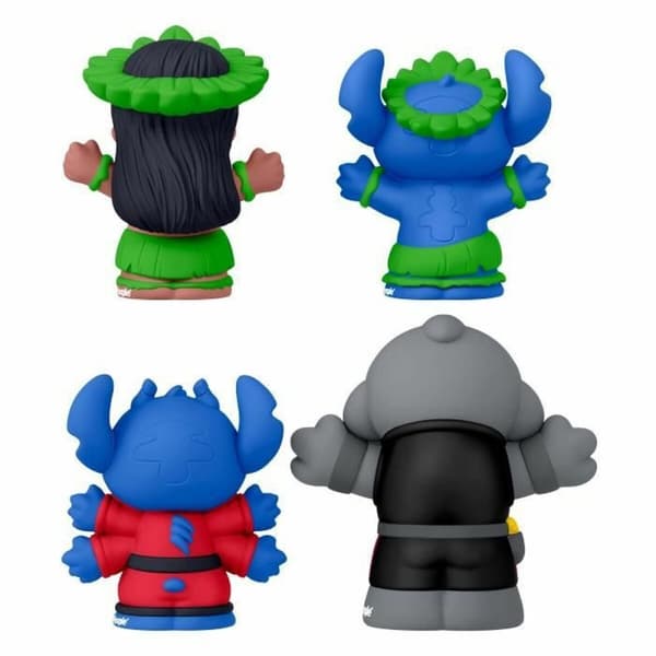 Actionfigurer LPC LILO Y STITCH 4 Delar