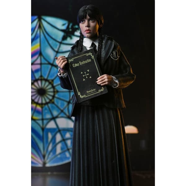 Wednesday Nevermore Uniform Version Clothed Action Wednesday Addams & Enid Sinclair set 2 figures 20cm