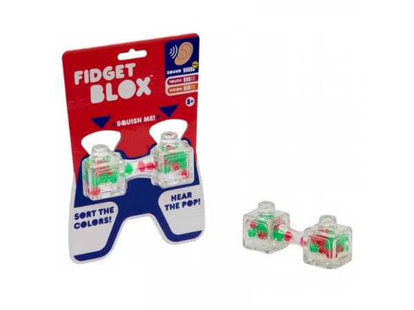 Spinner fidget blox squish me red