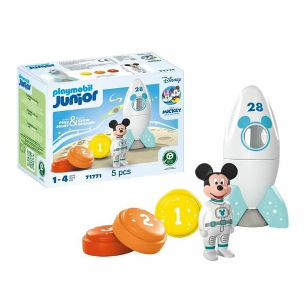 Playset Playmobil Junior 71771 Mickey astronaut Disney 5 Dele