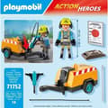 Miniatyrbillede 6 af 8: Legetøjssæt med køretøjer Playmobil 71752 14 Dele