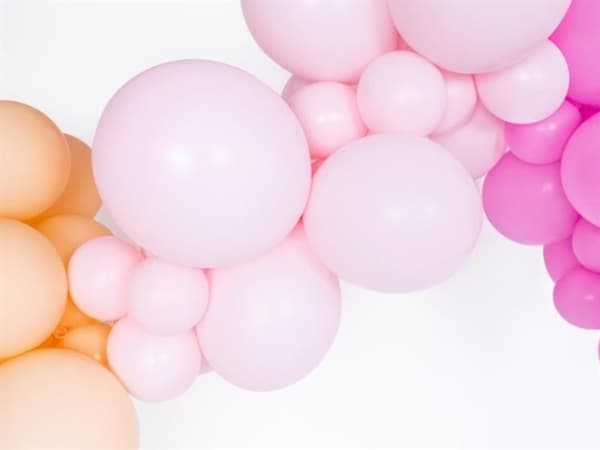 Party Deco Latex Ballonger, Pastell blekrosa, 30 cm, 50 stk Universal