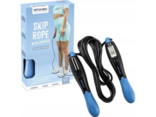 Sports skipping rope Spokey Skipping rope with jump and calorie counter Spokey COUNT ROPE