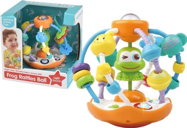 LeanToys Interaktiv grodboll ljus musik