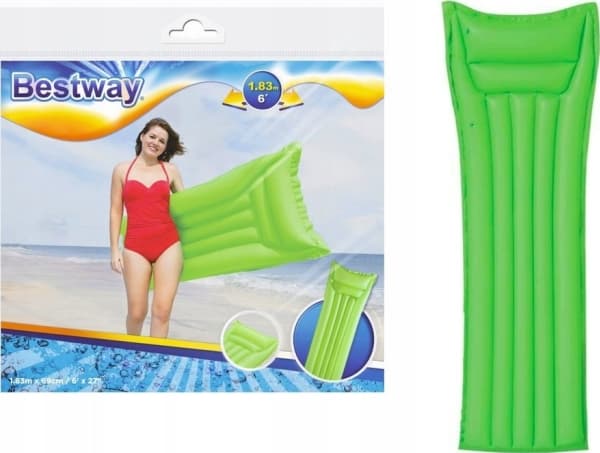 Bestway oppblåsbar svømmemadrass Grønn 183 x 69 cm Bestway 44007