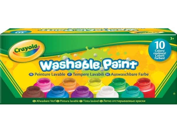Crayola 54-1207G, 60 ml, Multi, Pestävä, 10 kpl