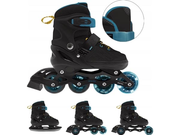 Spokey justerbara inlines-skridskor för barn 4in1 Spokey QUATTRO