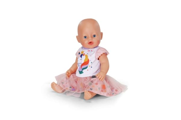BABY syntynyt Yksisarvinen mekko tutulla 43cm
