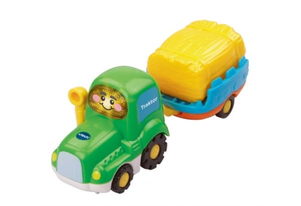 VTech Tut Tut Baby Streaker - Tractor & Trailer, 1 vuosi/vuosia, Musta, Sininen, Vihreä, Oranssi, Keltainen
