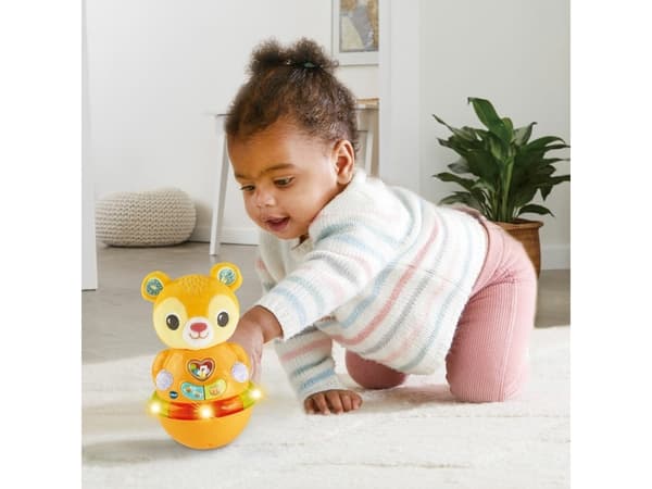 VTech Baby 567604, 0,5 År, Låter, Talfunktion, Batterier krävs, AAA, Plast, Plysch