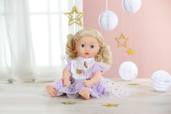 Baby Annabell Lilac Tutu Dress 43cm, Dockklänning, 3 År