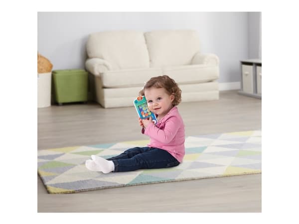 VTech Baby Smartphone, Smartphone för barn, 1 År, 200 g, Blå, Vit