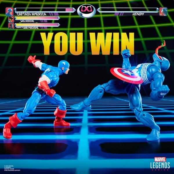 Marvel Legends Series Gameverse Captain America & Venom pack 2 figures 15cm