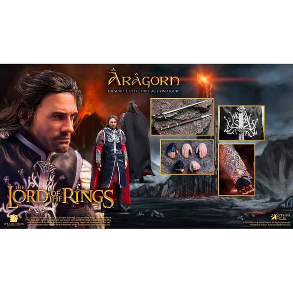 The Lord of the Rings Aragorn Real Master figure 23cm