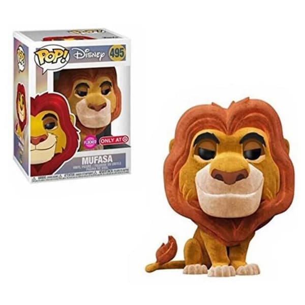 T-shirt Funko Pop Disney - Lejonkungen - Mufasa Flockad - Begränsad Utgåva - Storlek Stor