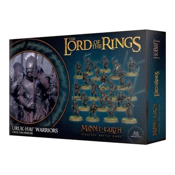 Middle-Earth-Lord Of The Rings: Uruk-Hai Warriors, Spelverkstad, Bordsspel-Warhammer Minatures