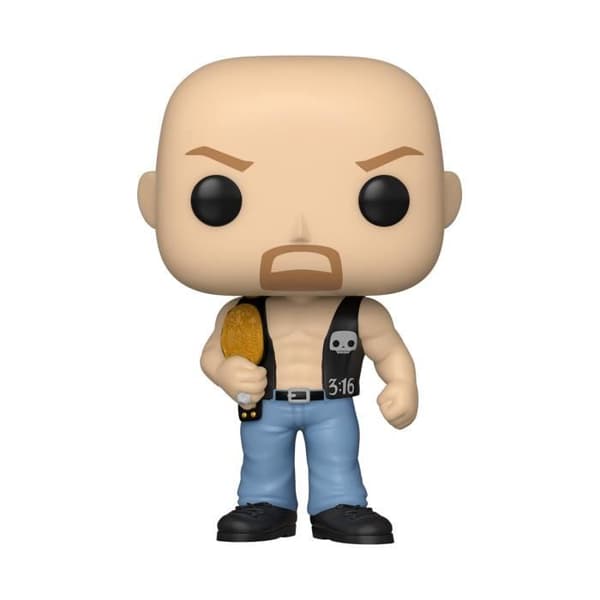 Funko Pop! WWE: SC Steve Austin (med bälte)