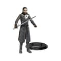 Miniatyrbild 3 av 3: Figur i flexibelt material - NOBLE COLLECTION - Game Of Thrones - Jon Snow 18 cm - Vit - Vuxen