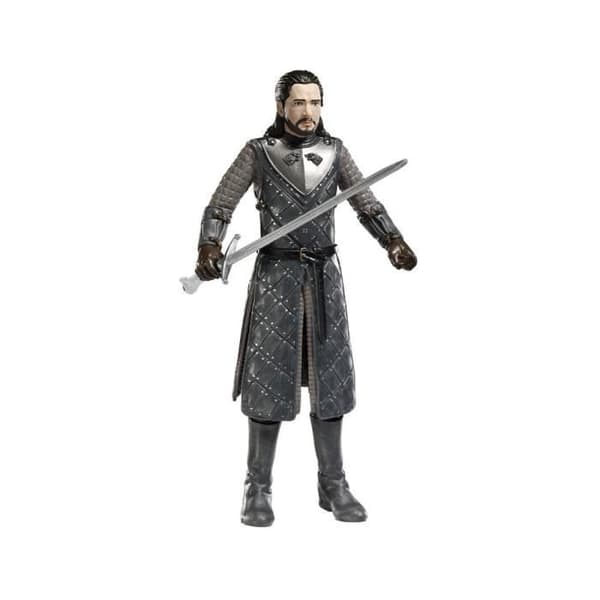 Figur i flexibelt material - NOBLE COLLECTION - Game Of Thrones - Jon Snow 18 cm - Vit - Vuxen