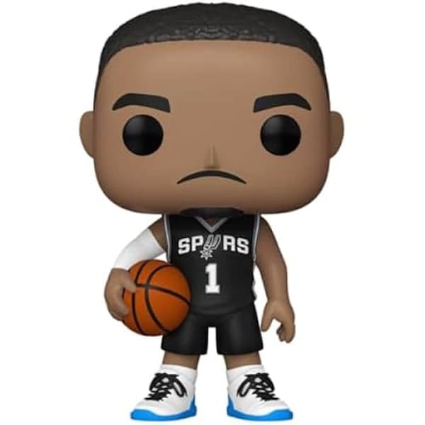 Figurine Funko Pop! - NBA - Victor Wembanyama - 9,5 cm - Kvalitetsvinyl - Idealisk Present