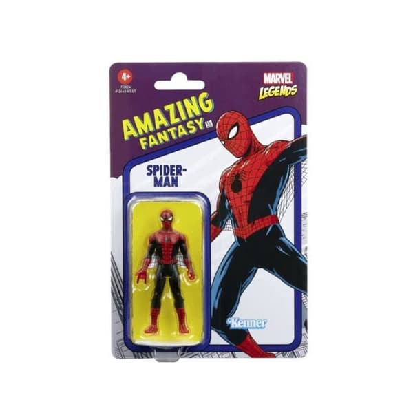 Figurine - Marvel - Retro Spiderman - HASBRO - Marvel Legends