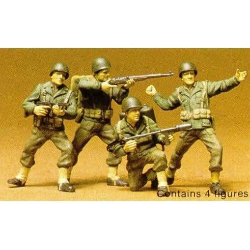 Militärfigur - TAMIYA - U.S. Infantry 1/35 - Massa figurer - Interiör