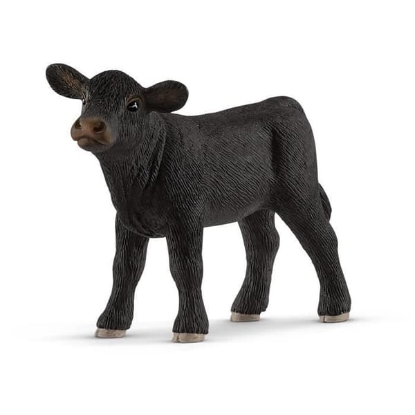 Angus Calf Figurine - SCHLEICH - Farm World - För barn från 3 år och uppåt