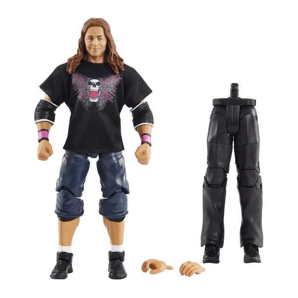 Ledad figur - WWE - Bret Hit Man Hart - 25 artikulationspunkter - TrueFX