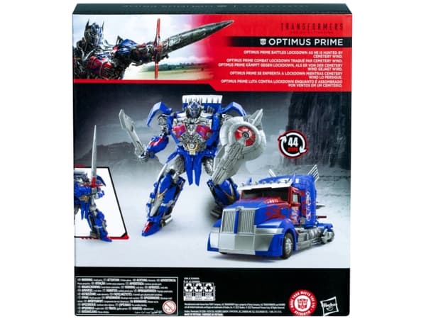 Transformers Studio Series Leader Class : Age of Extinction Optimus Prime, 8 År, Plast, Blå, Röd, Silver