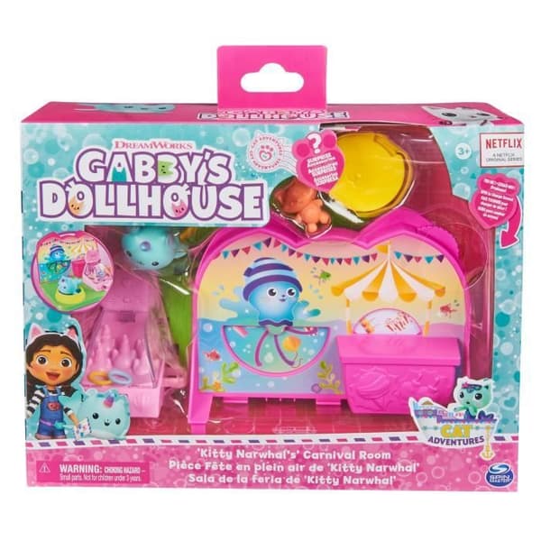 Carnival Deluxe Playset - Gabby och det magiska huset - 1 statyett + tillbehör