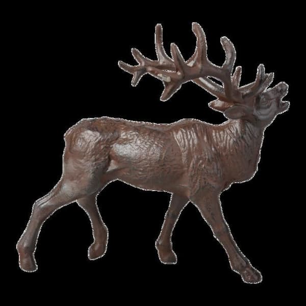 Bronsdjur - Brun - Slumptäckning - H 23,4 cm
