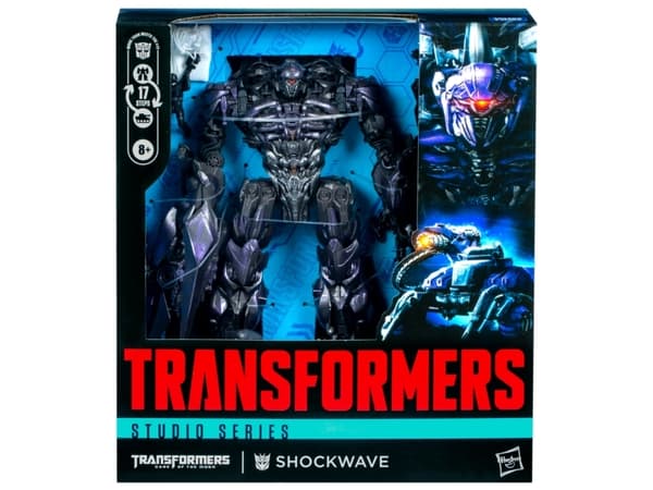 Transformers Studio Series Leader Class : Dark of the Moon Shockwave, 8 År, Plast, Svart, Violett
