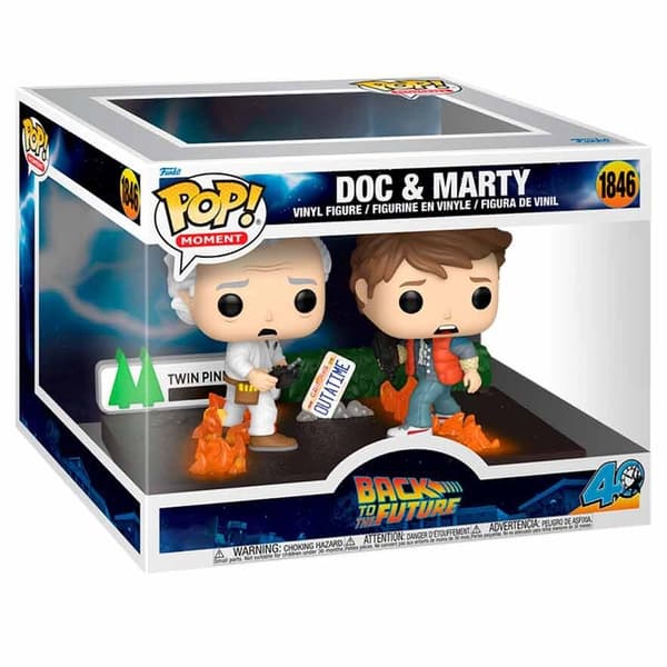 POP figure Moments Back to the Future Doc &#38; Marty
