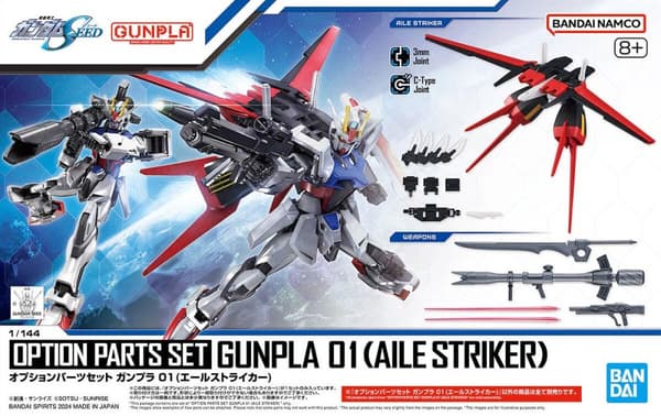 HG 1/144 LISÄVARUSTEOSAT GUNPLA 01 (AILE STRIKER)