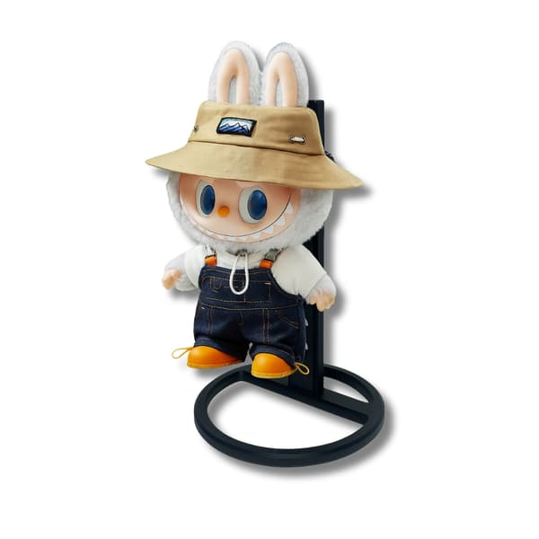 Justerbart stativ for Labubu macaronmonstre
