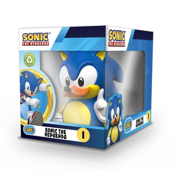 Figur - TUBBZ - Sonic - Gummifågel - 9 cm - Officiell Utgåva