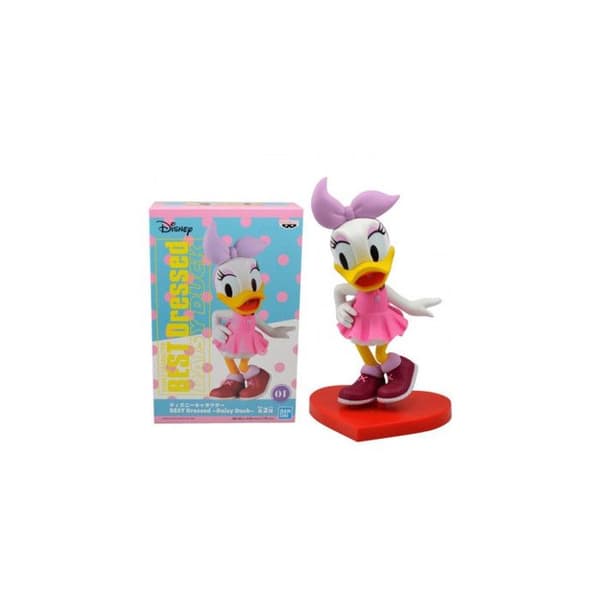 Disney Figure - BANPRESTO - Bäst klädda Q Posket Daisy Duck Ver. A - 10 cm - Vuxen - Musse och hans vänner