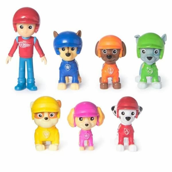 Keräilyhahmot Spin Master MULTIPACK DE 7 FIGURAS DE RUEDAS DE RESCATE DE PAW Patrol